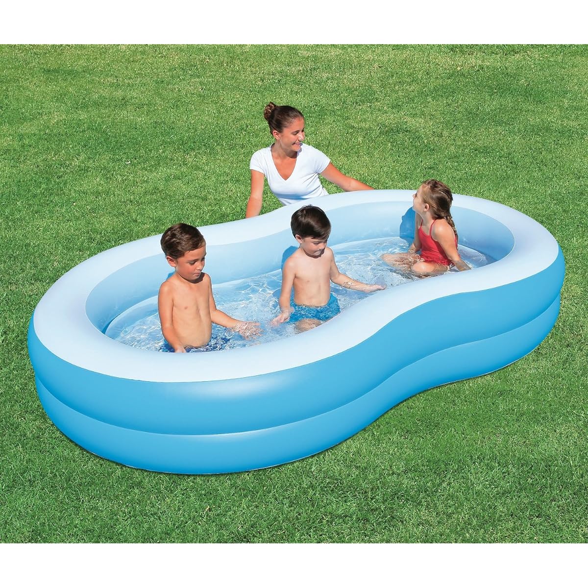 H2OGO! Big Lagoon Inflatable Family Pool