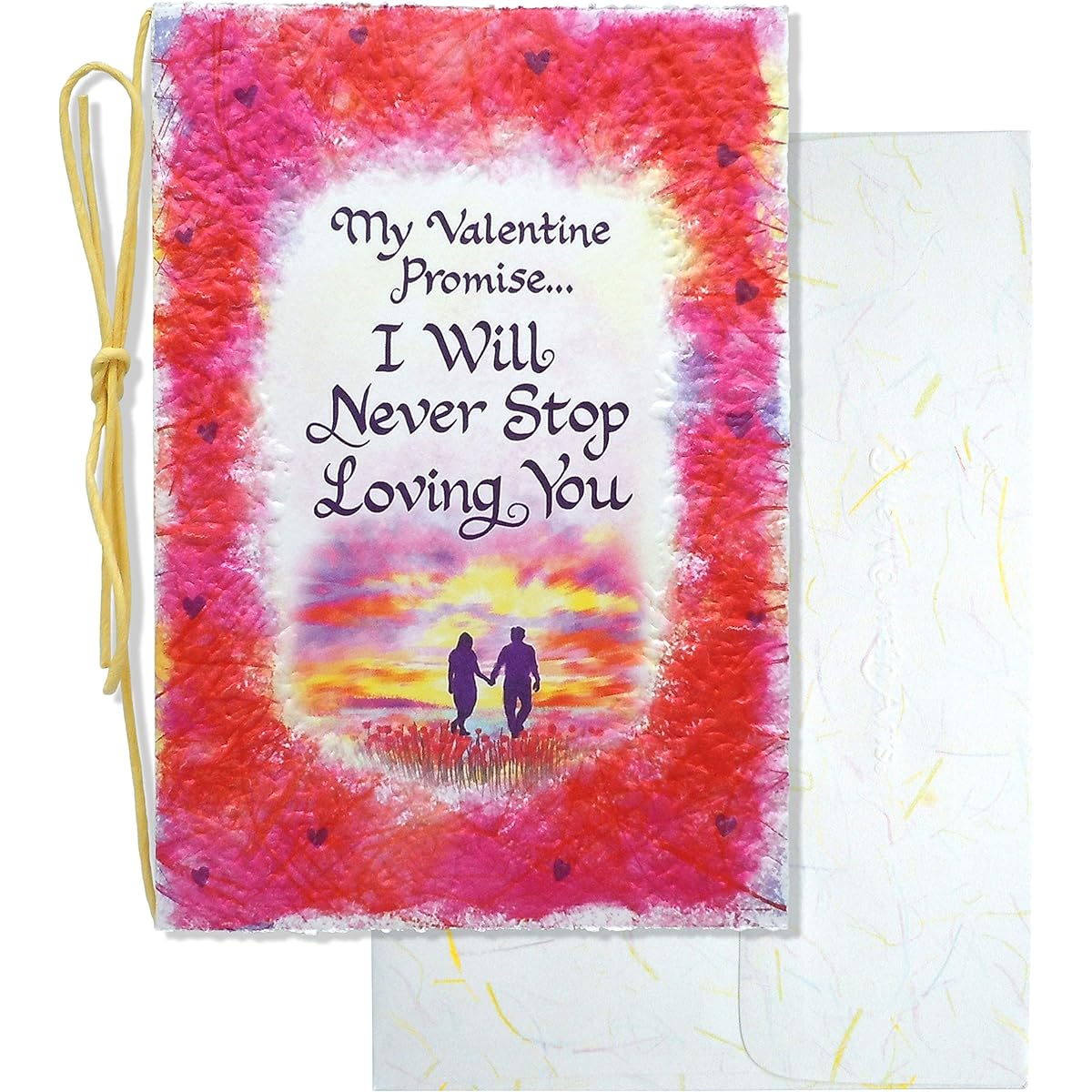 Blue Mountain Arts Greeting Card “My Valentine Promise… I Will Never Stop Loving You” is a promise of deep and everlasting love for your special someone (VHW319)