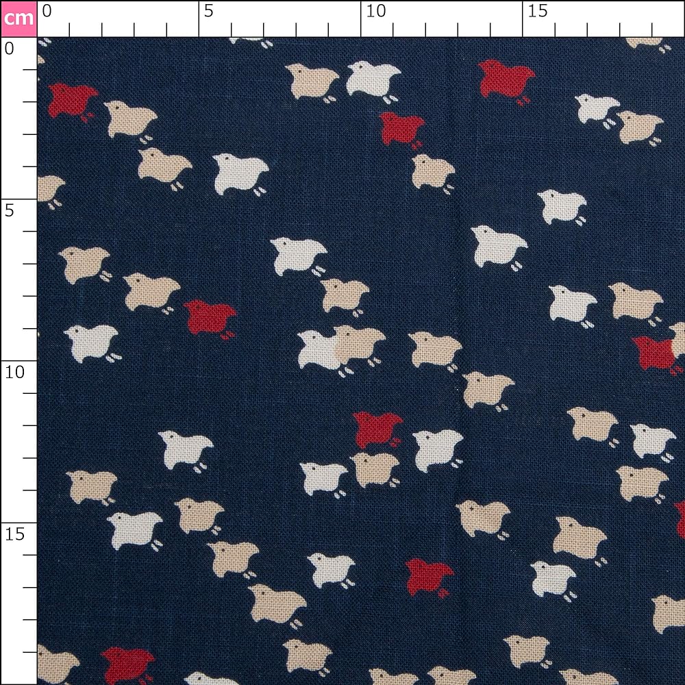 Nippon Chuko NBK Japanese Modern Pattern Fabric Width 110cm x 10m Cut Cut Houndstooth Pattern KP7090-135-10M Crafts/Handmade Supplies