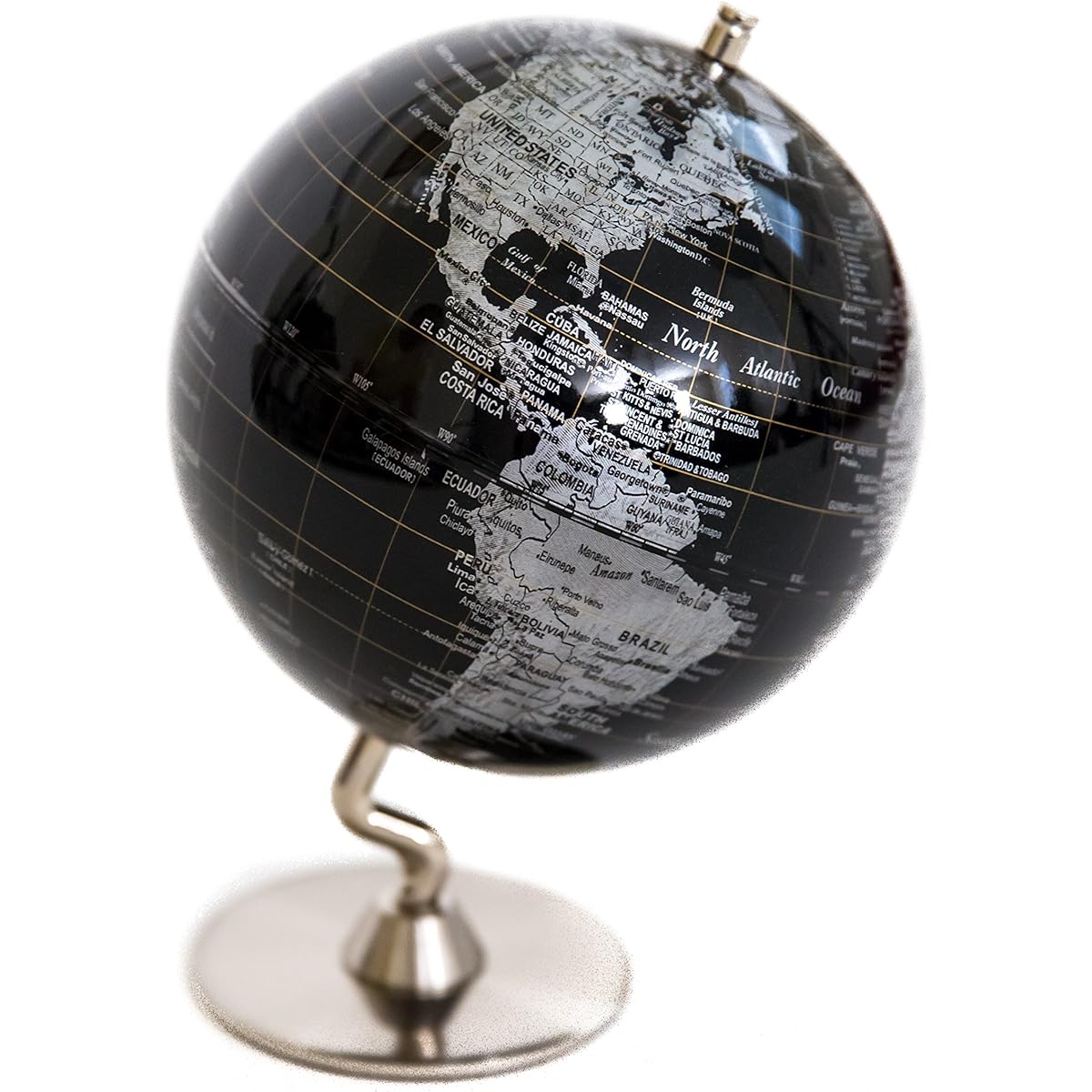 [Bello Games New York] Bello Games New York, Inc. Black & Sliver Globe of The World 5 2070 [Parallel Import]