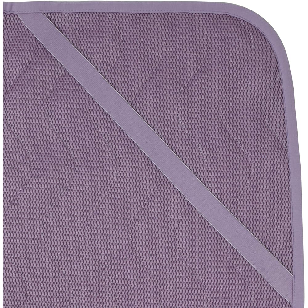 nishikawa [Nishikawa] Bed Pad Violet Semi-Double Uneven Healthy Bedding Refreshing Knit Reinforced Rubber Made in Japan Beaute PM16110633VI