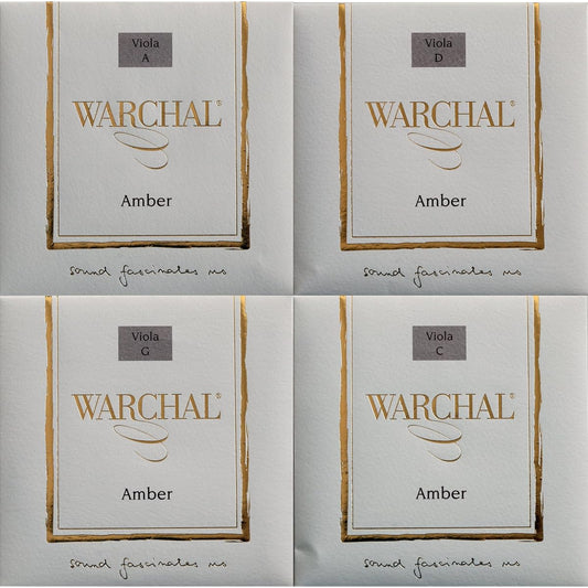 Warchal Amber Viola String Set 711S A Synthetic Core/Hydronarium [Official Japanese Product]