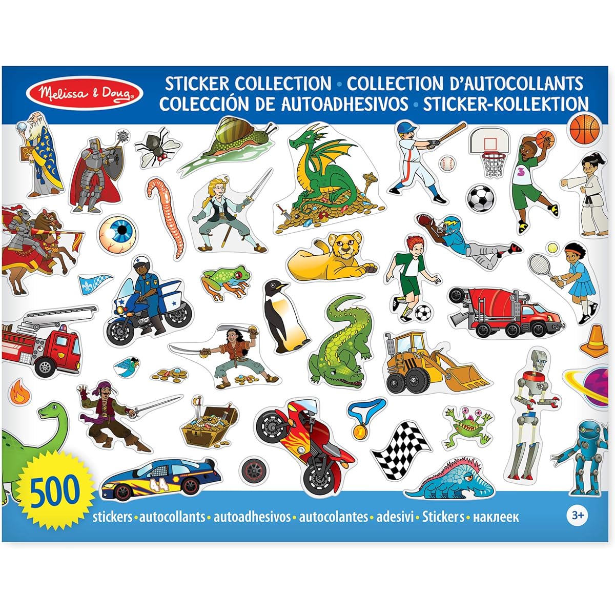 Melissa & Doug Sticker Collection - Blue