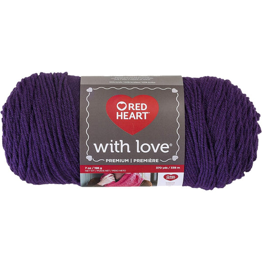 Red Heart Bulk Buy with Love Yarn (3 pack) 3 pack E400-1542