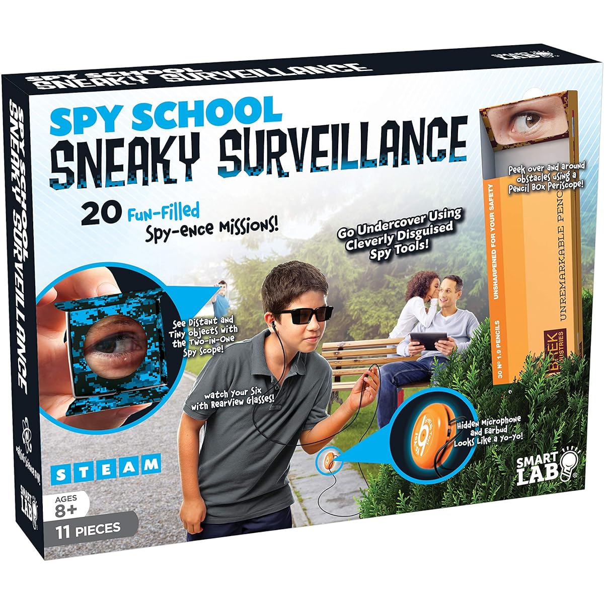 SmartLab Toys Spy School Sneaky Surveillance with 20 Fun Spyence Missions