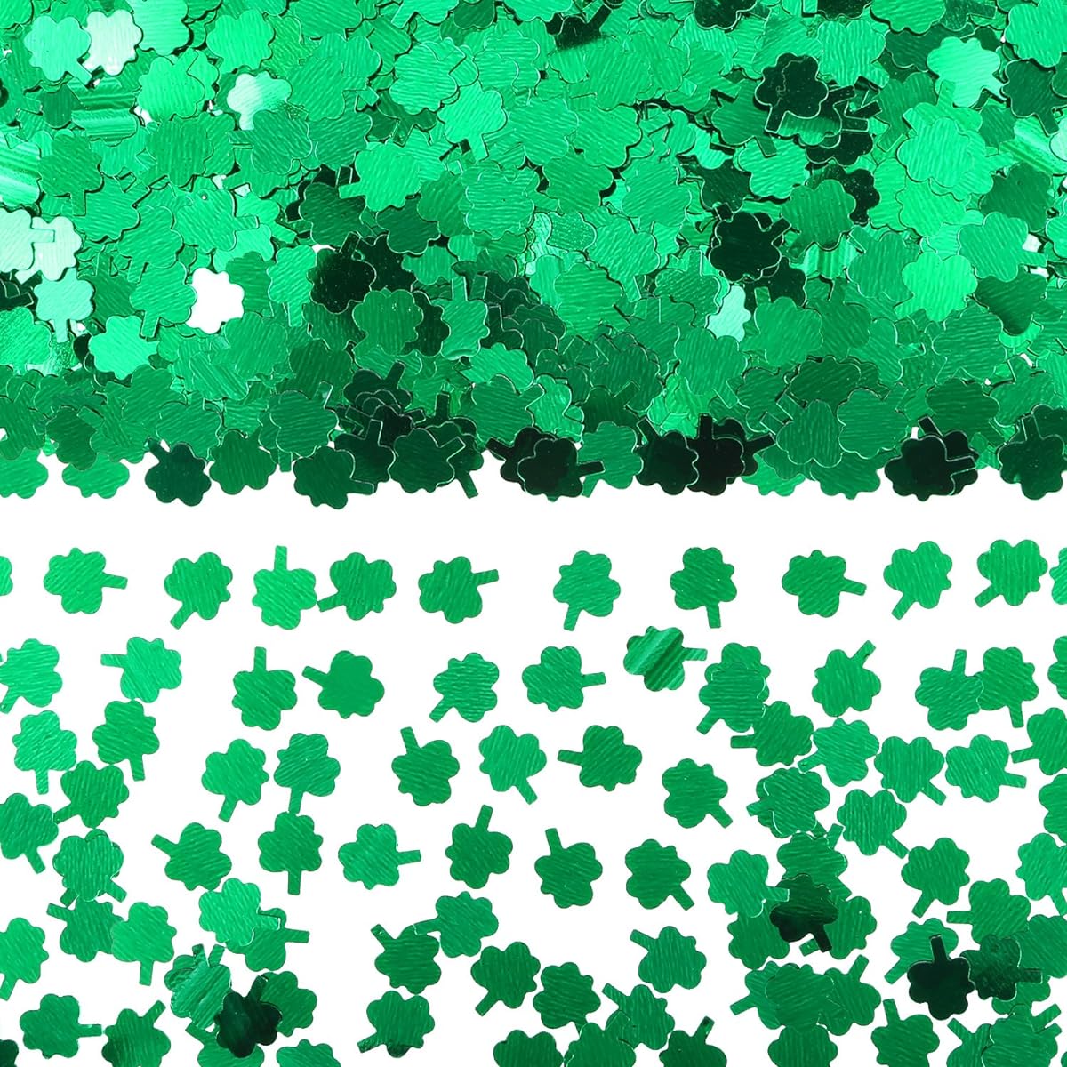 Hestya 2.1oz Irish Lucky St. Patrick's Day Green Shamrock Confetti Party Supplies St. Patrick's Holiday Party Decorations