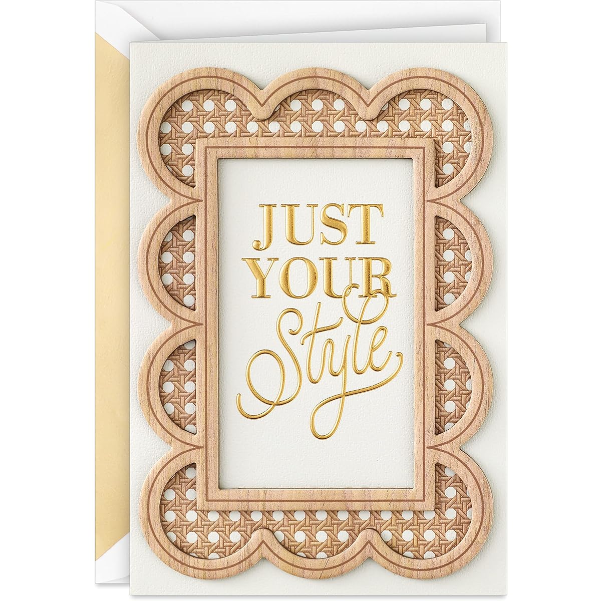 Hallmark Signature Birthday Card for Women (Rattan, Just Your Style)