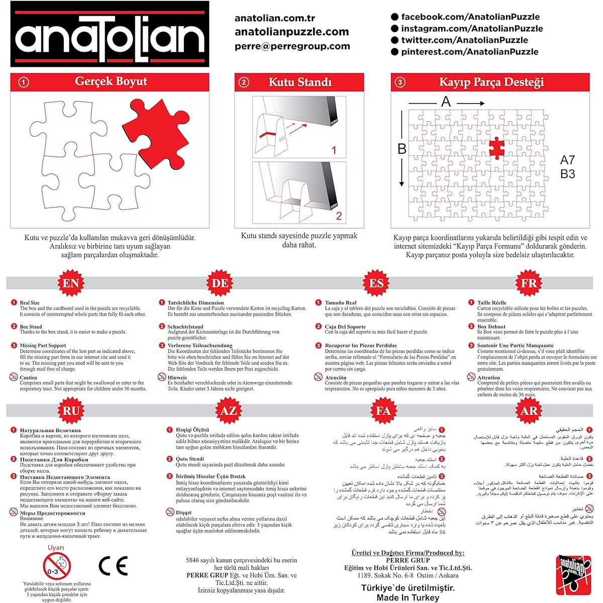 Anatolian Puzzle: 500 Little Ballerinas