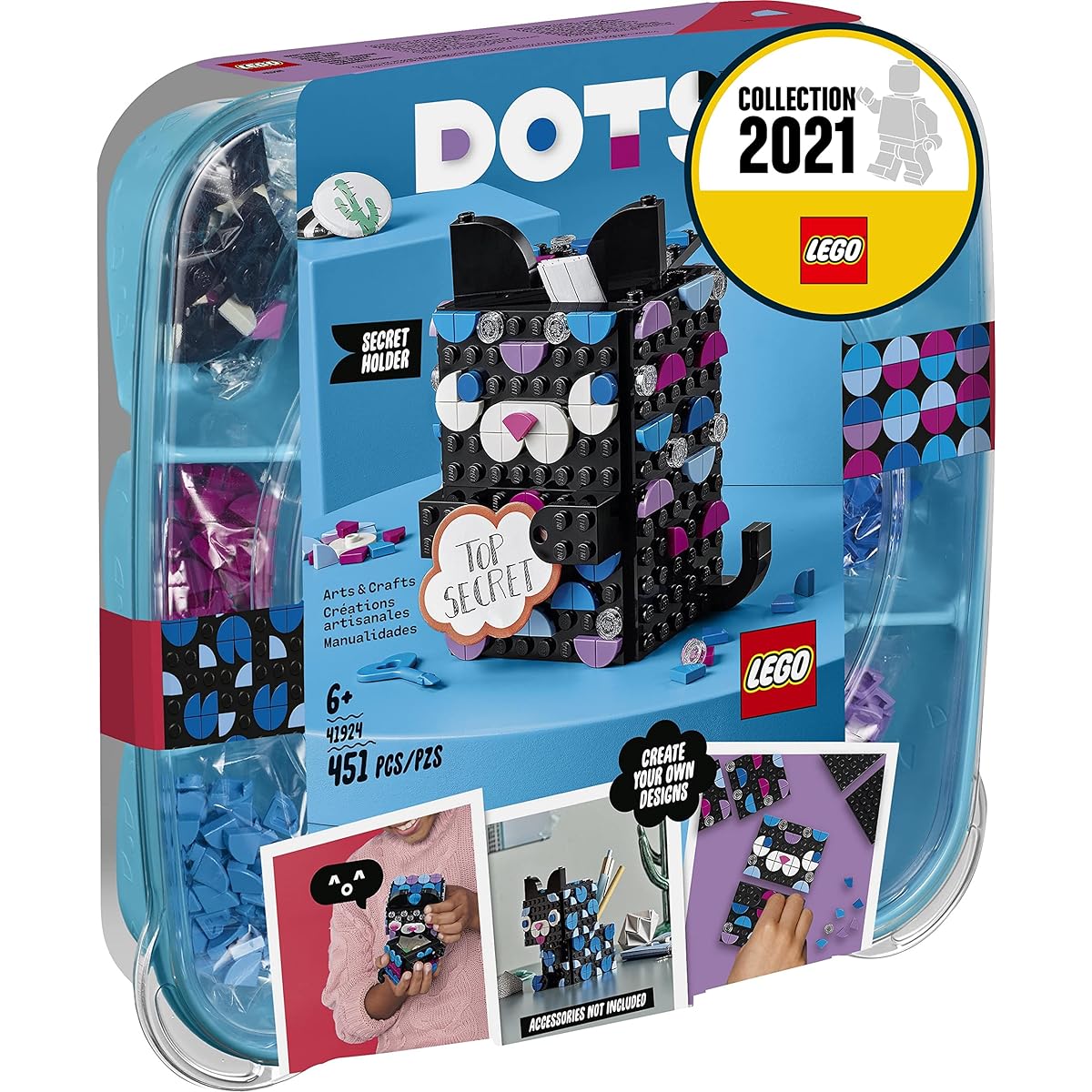 LEGO Dots Cat Secret Holder 41924
