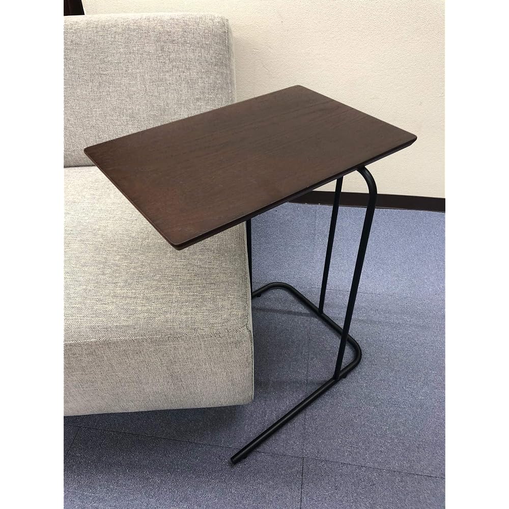 AZUMAYA Side Table Aaron (Dark Brown) Width 35 x Depth 47 x Height 60cm SGS-222DBR