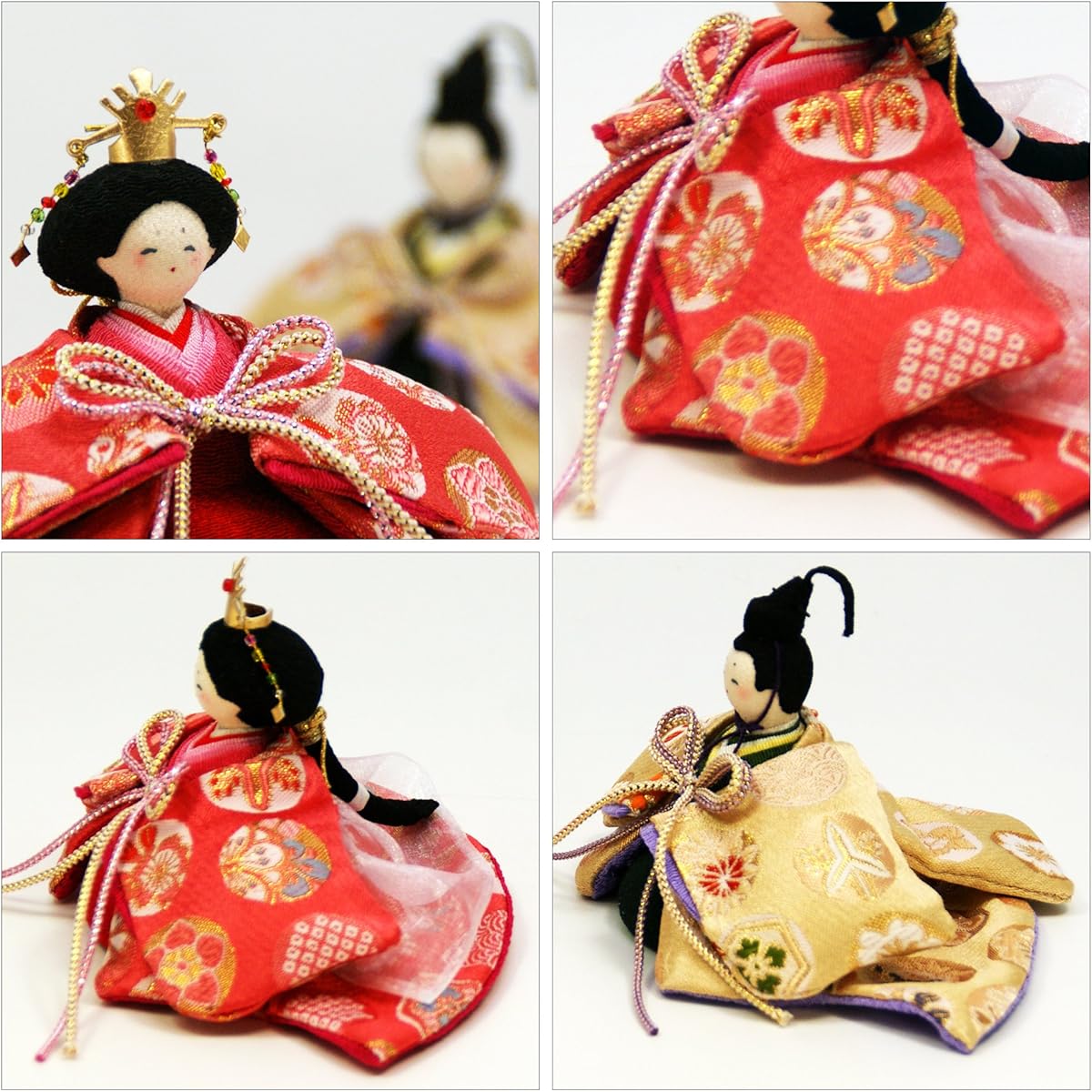 Flower ball Hina doll decoration Chirimen Hina doll Hina doll Mini hanging decoration with bonus Original Hina doll Hina Mini Compact Hina doll decoration First festival Hinamatsuri Ryukodo Ryukodo