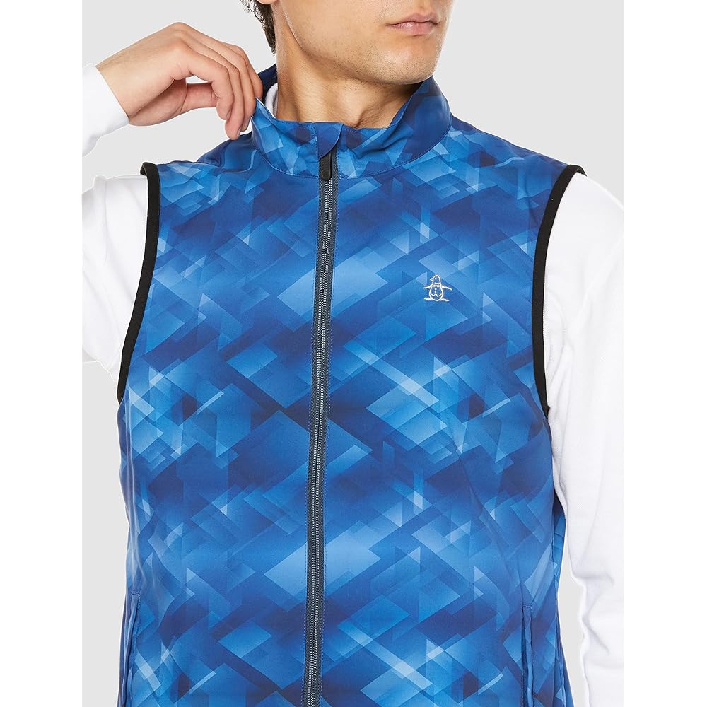 [Munsingwear] Outer Vest, Water Repellent, Gradient Print, Golf Cover, MGMVJK50 Men's