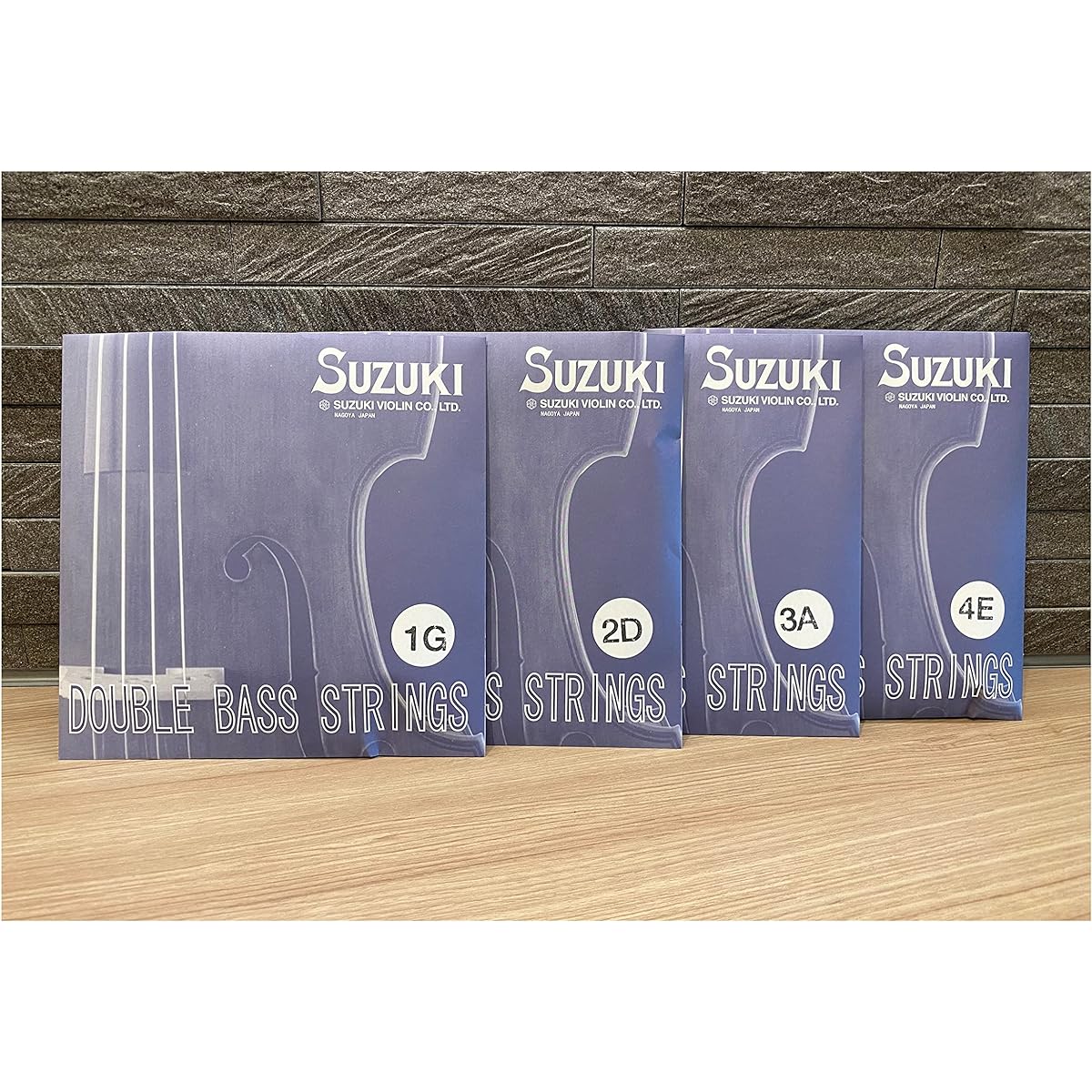 Suzuki double bass strings 1G 2D 3A 4E set