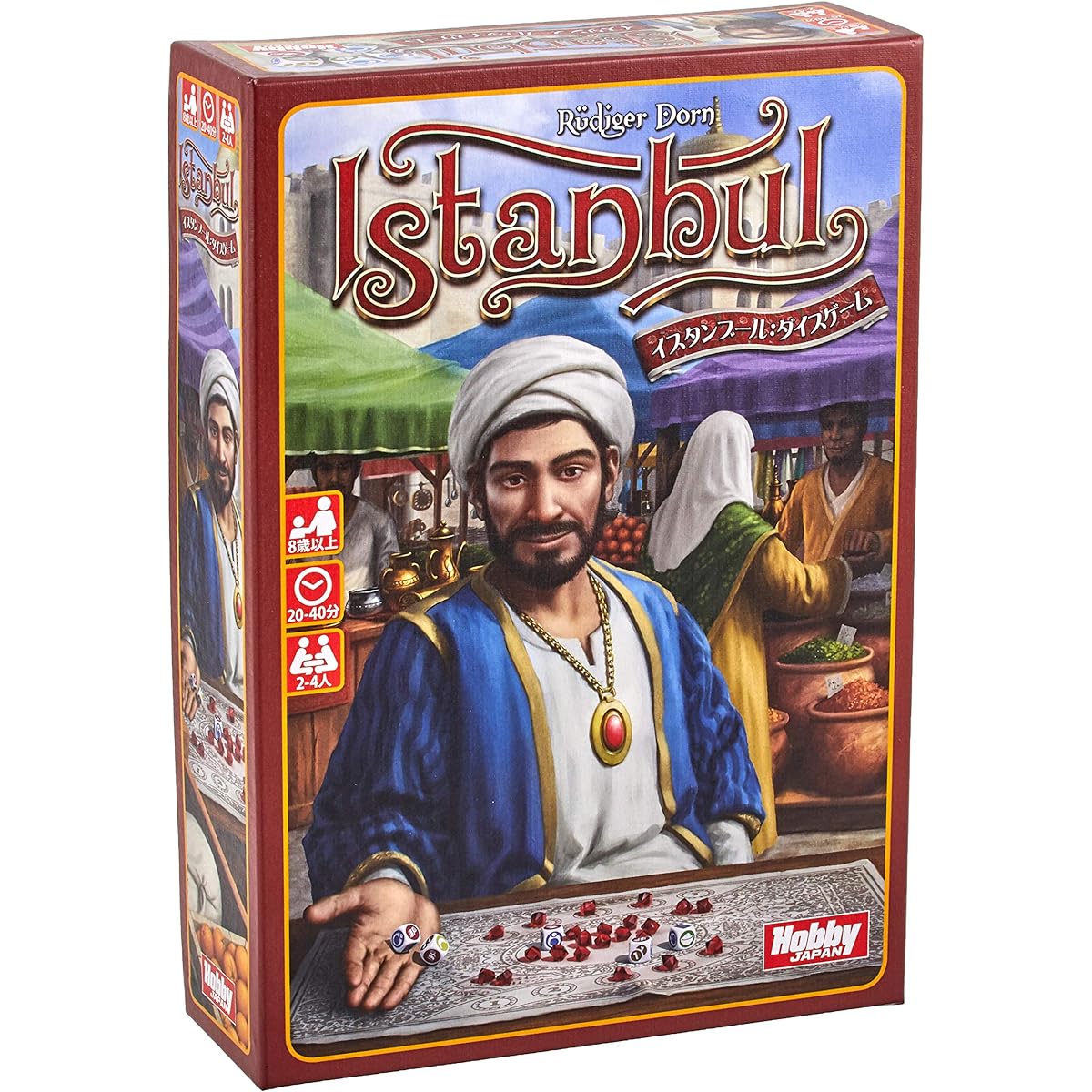 Hobby Japan Istanbul: Dice Game Japanese Version (2-4 players, 20-40 minutes, ages 8 and up) Board Game