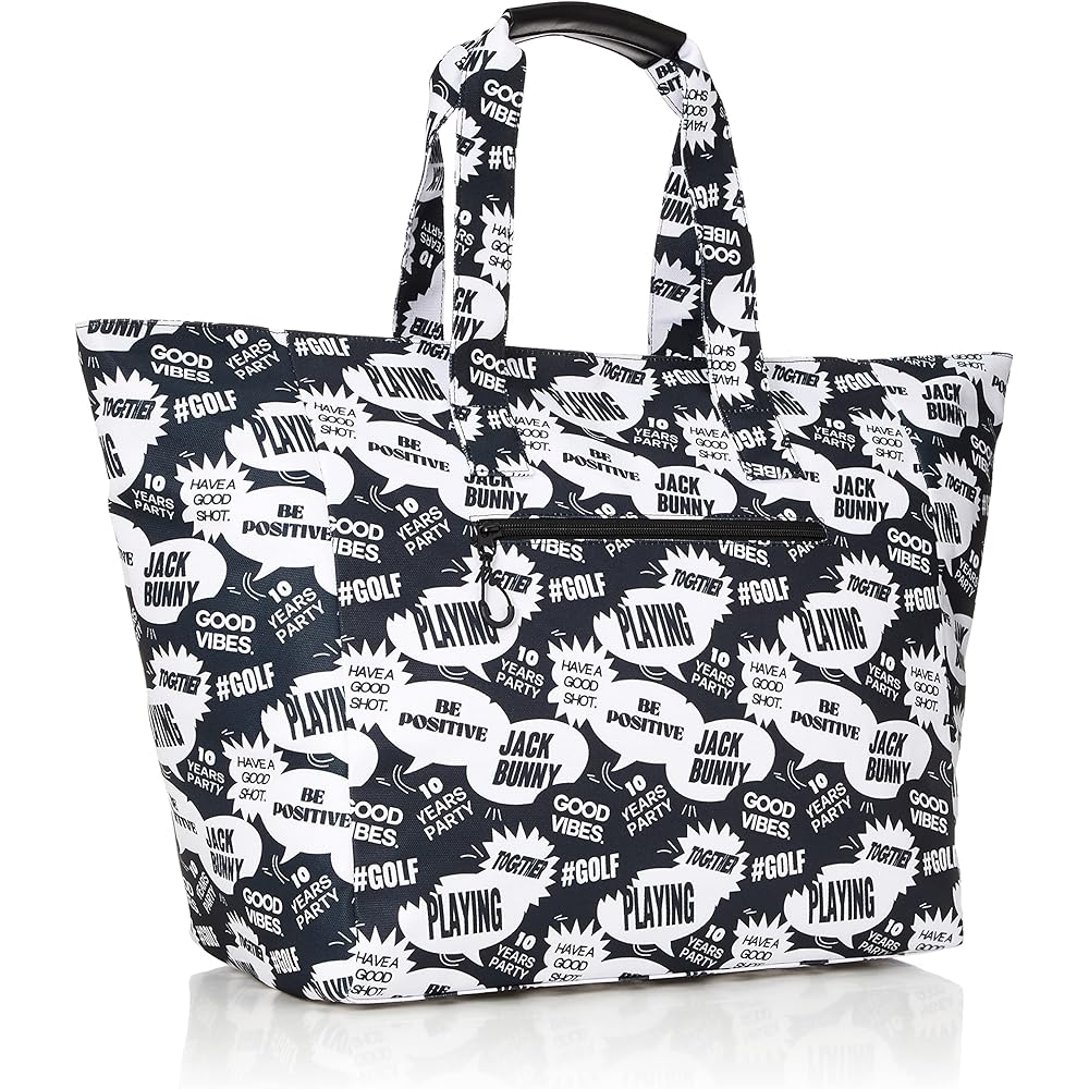 [Jack Bunny] Tote bag (speech bubble graphic pattern) / Golf large capacity / 262-3181406