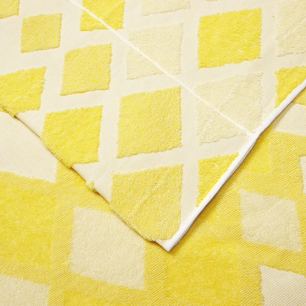 nishikawa [Nishikawa] Towel blanket (Air Breeze blanket) Light, single, washable, does not cling to the skin, three-dimensional effect, allows air to pass through, lightweight type, made in Japan, yellow RR00800026