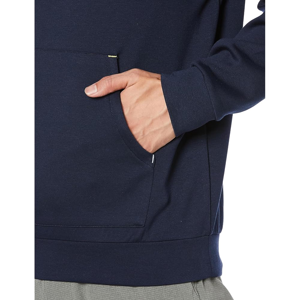 [Le Coq Sportif Golf] Cut and Sew Hoodie Parka Cardboard Knit Stretch Sweat Absorbent Golf QGMWJL54 Men's