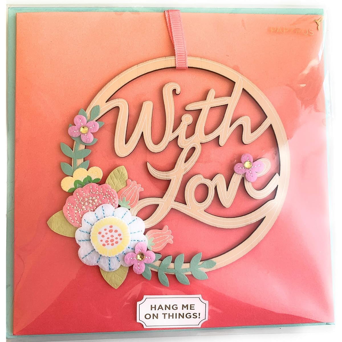 Papyrus Mother's Day Card - With Love (Hang me on things!)