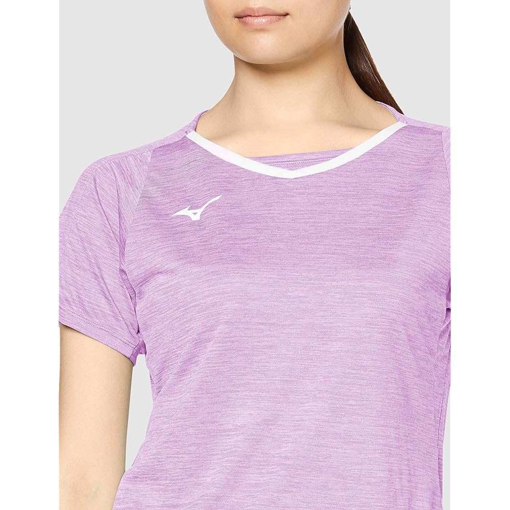 Mizuno 72MA0207 Women's Badminton Wear Game Shirt Short Sleeve