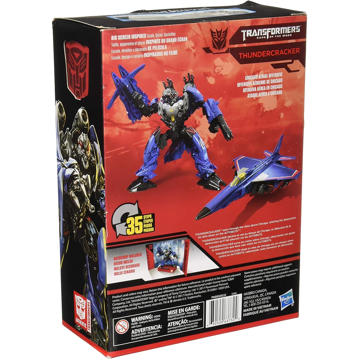 (Hasbro) US Toys R Us Exclusive Transformers Studio Series Voyager Class: Thundercracker