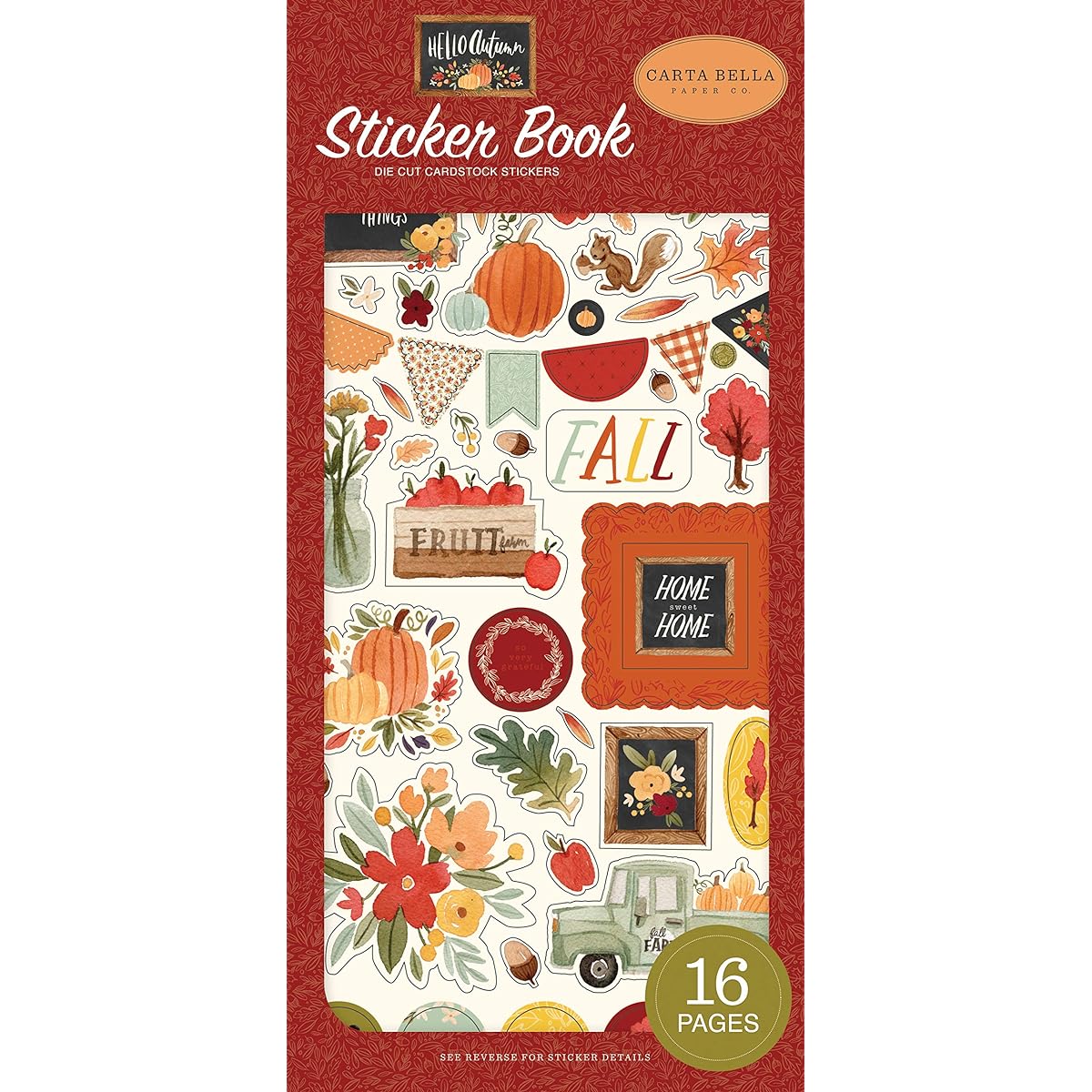 Carta Bella Sticker Book-Hello Autumn -EA122029