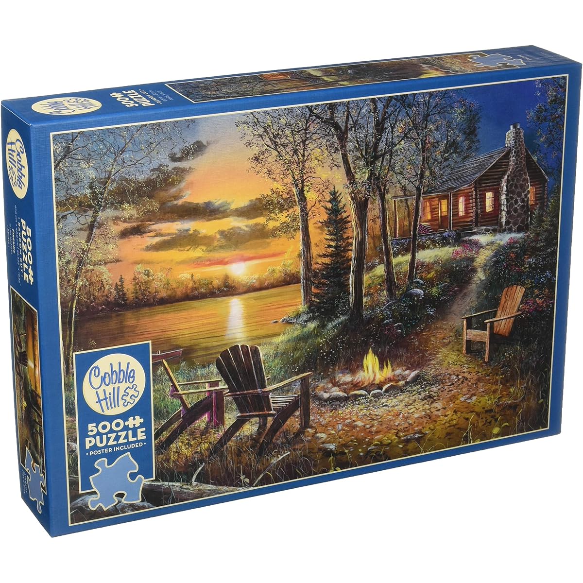 Cobblehill Puzzles 500pc - Fireside