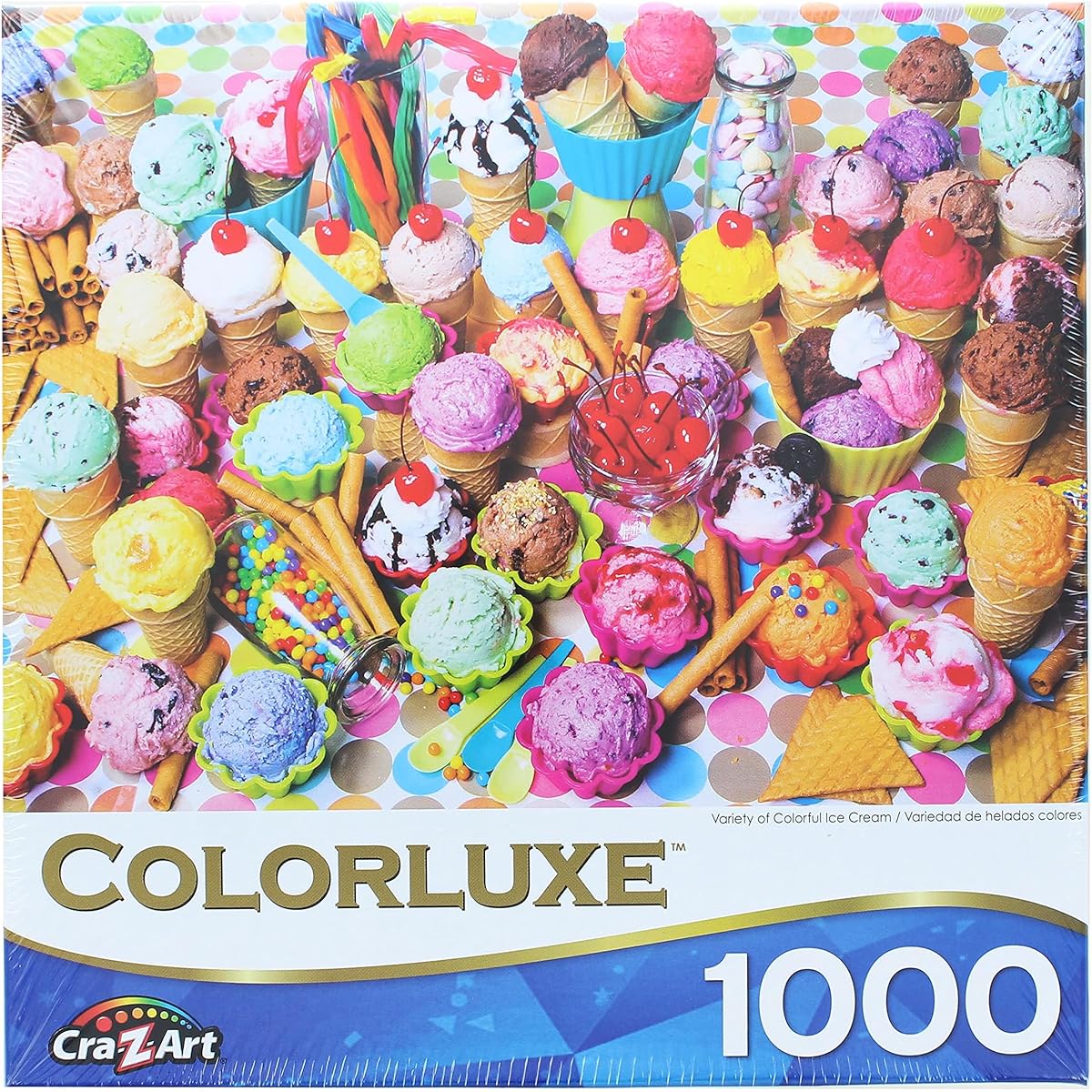 Colorful Ice Cream Caralax 1000 Piece Puzzle