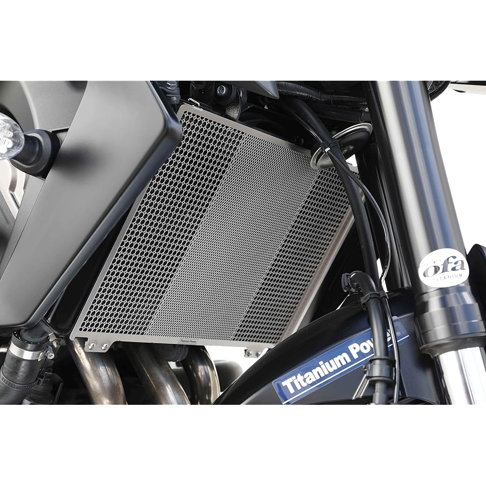 Ofa Titanium Radiator Core Guard YAMAHA'14-MT-09/-'15 MT-09 Tracer/-'16 XSR900 Solid