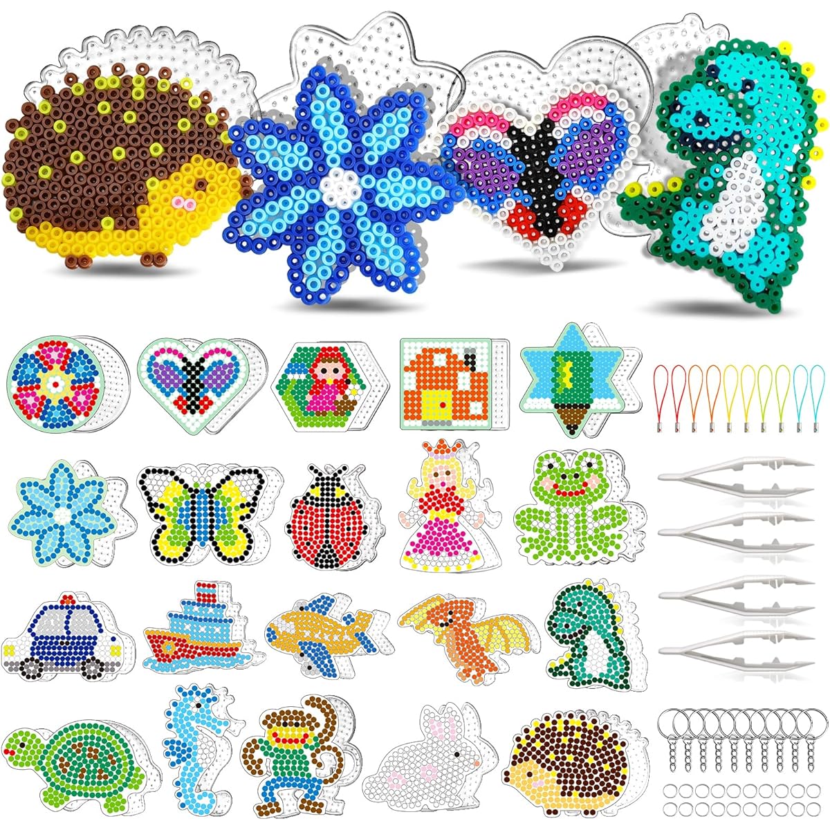 FUNZBO 20 Pieces 5mm Fuse Bead Pegboard