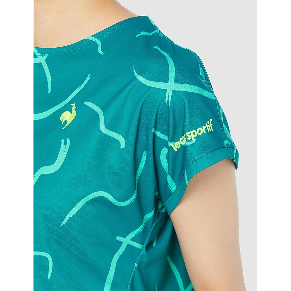 [Le Coq Sportif] T-Shirt Graphic Game Shirt UV CUT (UPF50+) SUNSCREEN Short Sleeve JTA Official Official Sunscreen Match Women's
