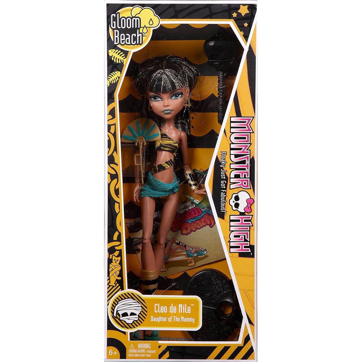 Monster High Cleo De Nile Gloom Beach Version Monster High Cleo De Nile Doll Parallel import goods
