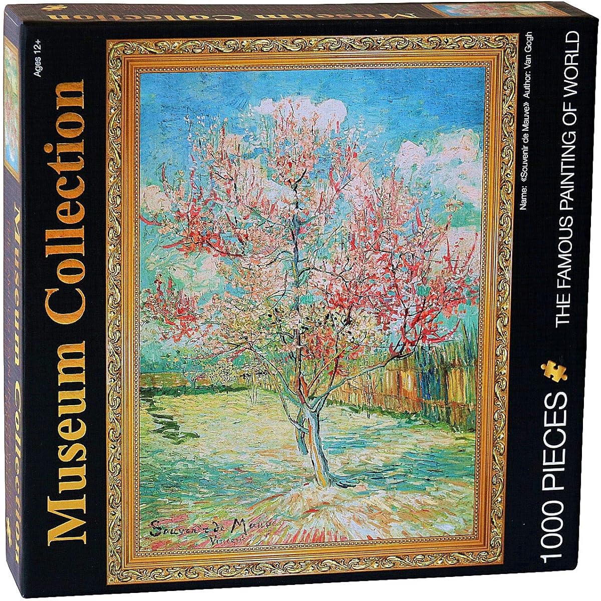 Moruska Pink Peach Tree by Vincent van Gogh 1000 Piece Art Jigsaw Puzzle for Adults
