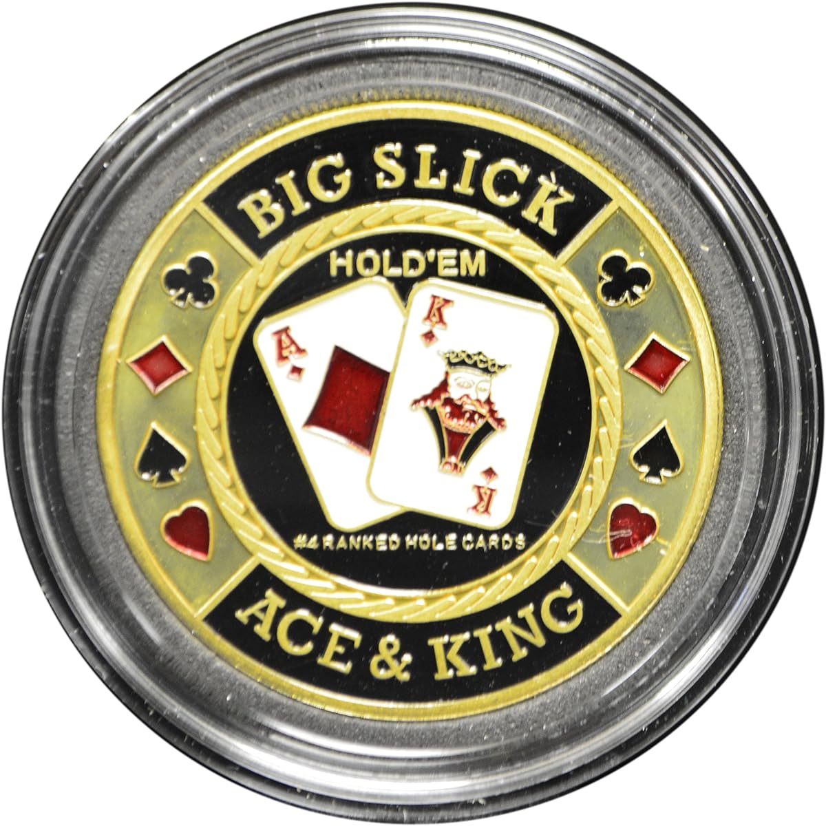 MRC Poker Hand Painted Poker Card Guard Protector – Big Slick