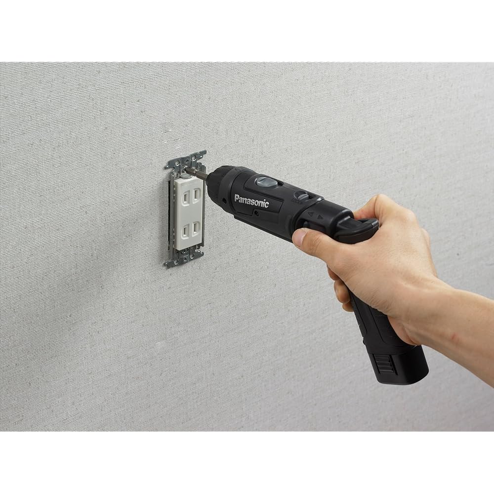 Panasonic Charging Stick Driver EZ7421 (7.2V) High Precision Compact ~M5 Equipped with wide LED for hand use 1.5Ah battery pack x 2, charger and case included Drill Driver Red EZ7421LA2S-R
