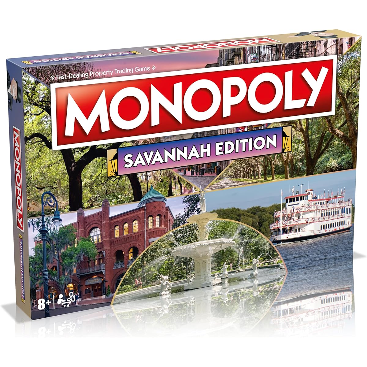 Savannah Monopoly Family Board Game for 2-6 Players, Adults and Kids, Ages 8+ Buy, Sell, and Trade to Success
