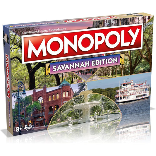 Savannah Monopoly Family Board Game for 2-6 Players, Adults and Kids, Ages 8+ Buy, Sell, and Trade to Success