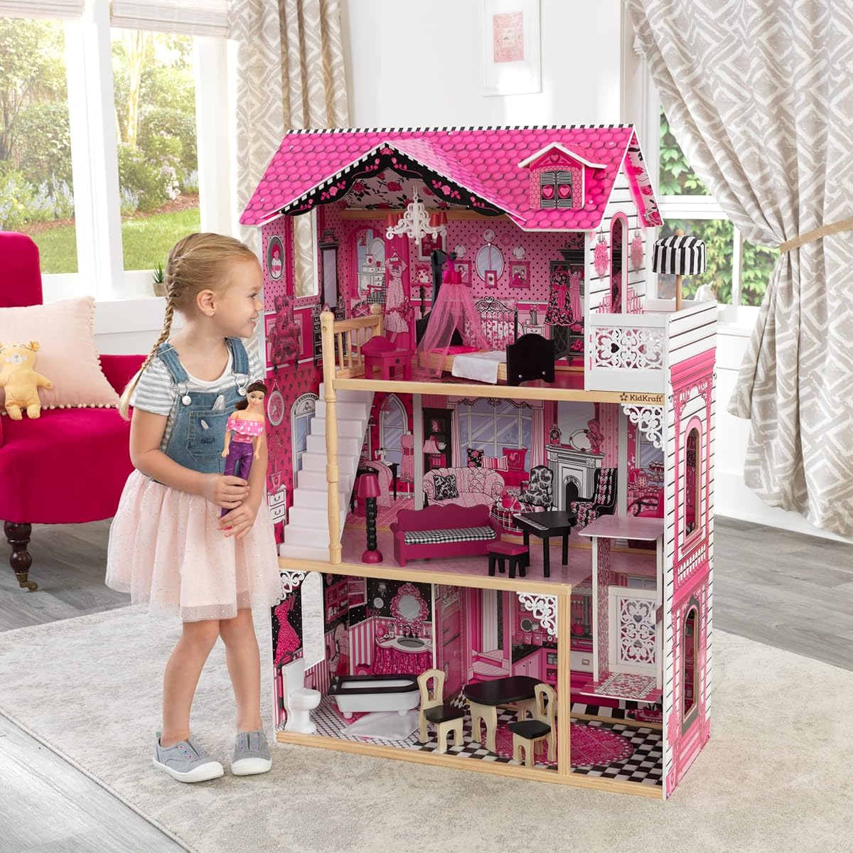 Kidcraft Amelia Dollhouse Wooden 65093 Authentic