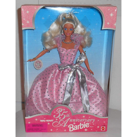 35th Anniversary Barbie Doll 1997 Walmart Special Edition by WALMART