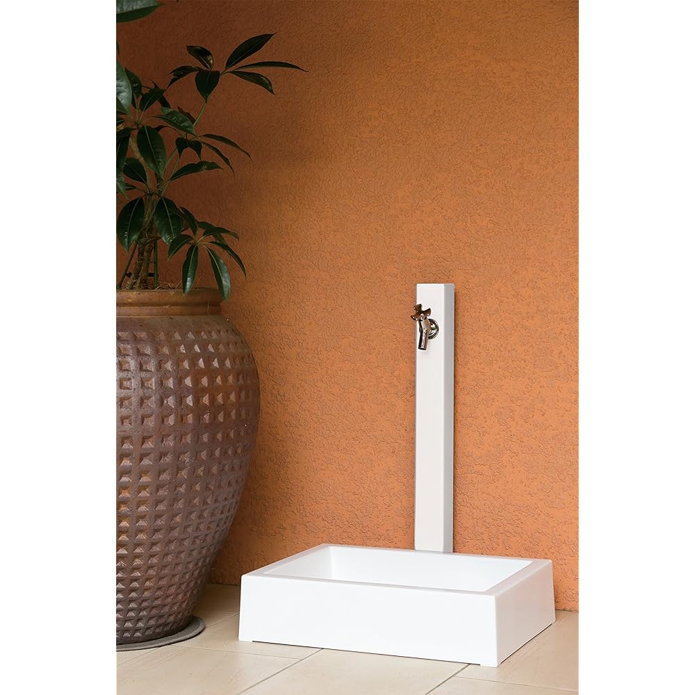 Maezawa Kasei Kogyo Faucet Pan Square Pan SP-USQ550 White
