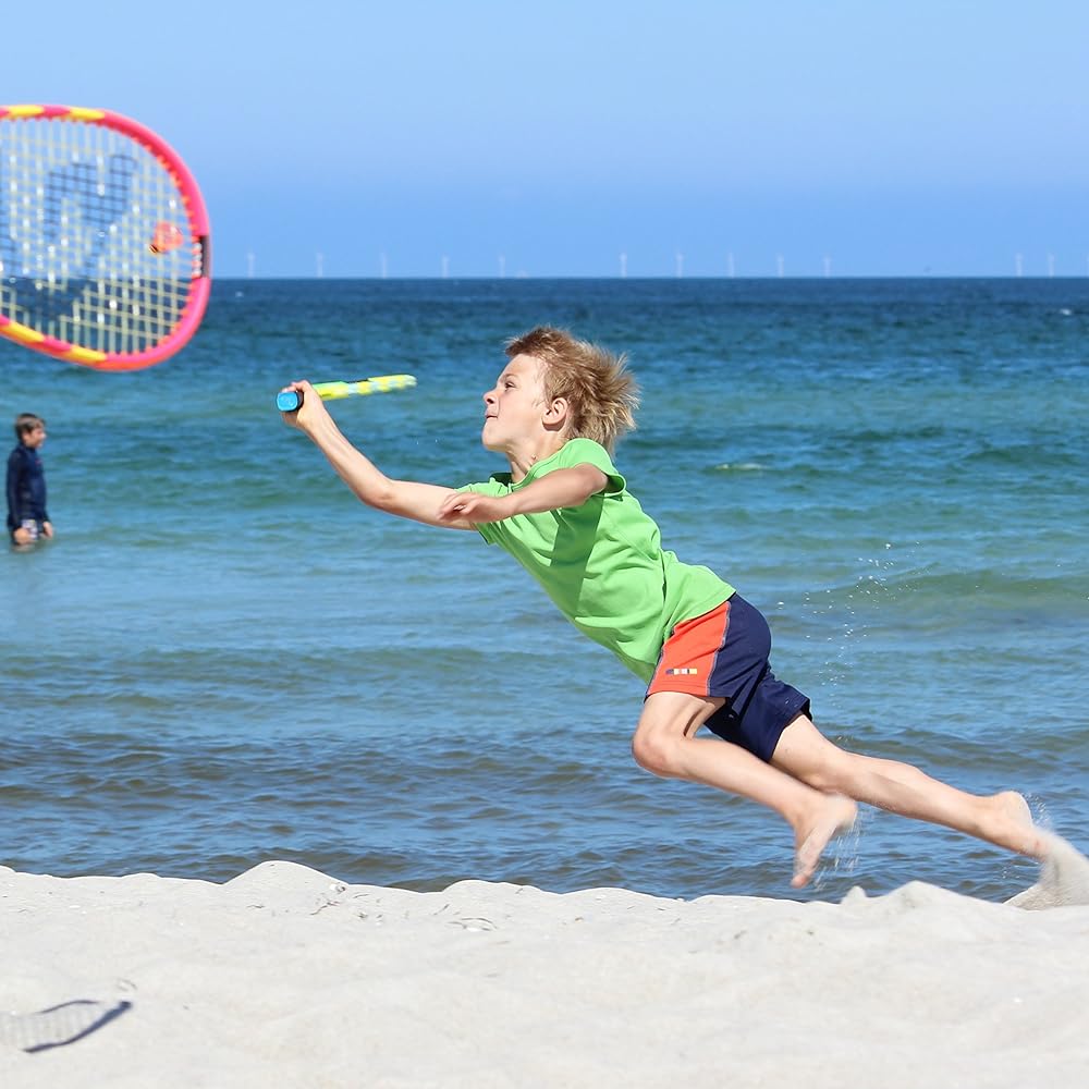 Speedminton® Junior Set for Crossminton (Green/Yellow) For 6-12 years old Officially imported product