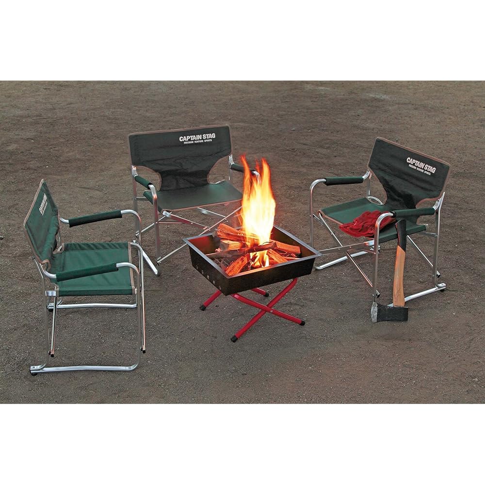 Captain Stag (CAPTAIN STAG) Easy Fire Grill Bonfire Stand M-6376