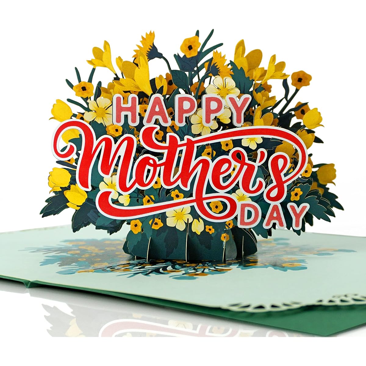 CUTPOPUP Happy Mother's Day 1, Mother's Day Card Pop-up, 3D Greeting Card (Happy Mother's Day 1) US8-19US1520