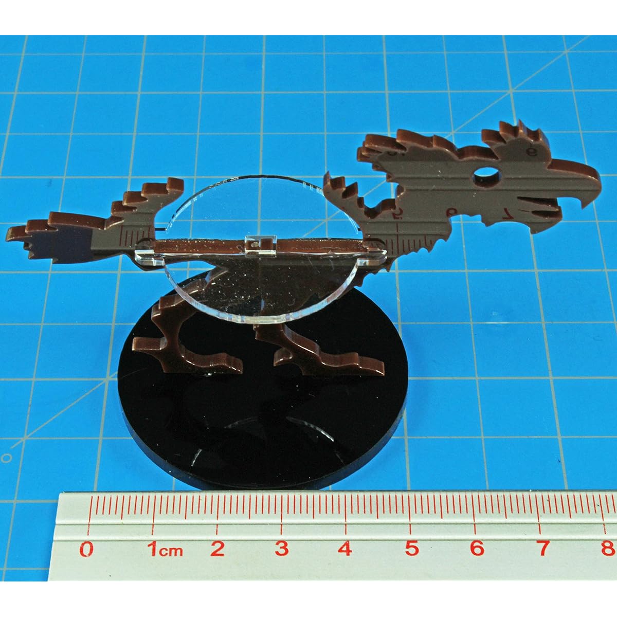 Terror Bird Character Mount, 50mm Round Base, Brown