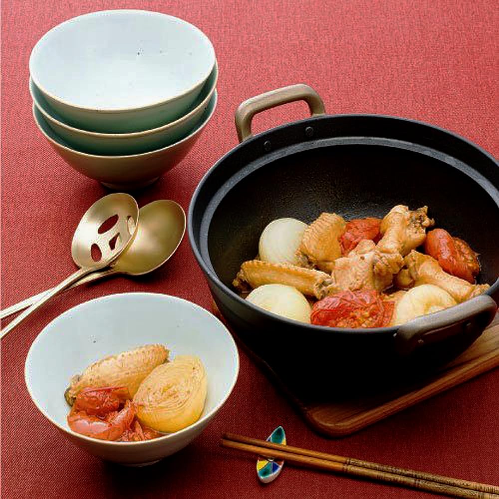 Hokuriku Aluminum Boiling Pot Wu Wen (Large) Set 24cm "Gas Compatible" WD27S