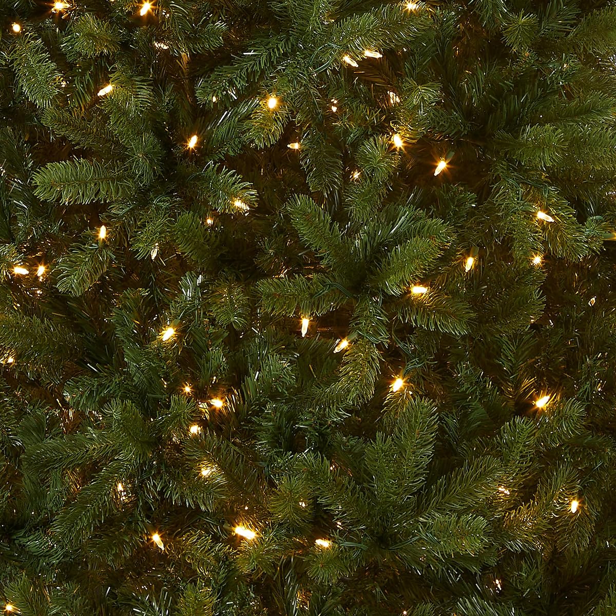 National Tree Company 'Feel Real' Pre-Lighted Artificial Christmas Tree | Pre-Stringed Multi-Color LED Lights, Power Connect and Stand Included | Downswept Douglas Fir - 6.5 ft.