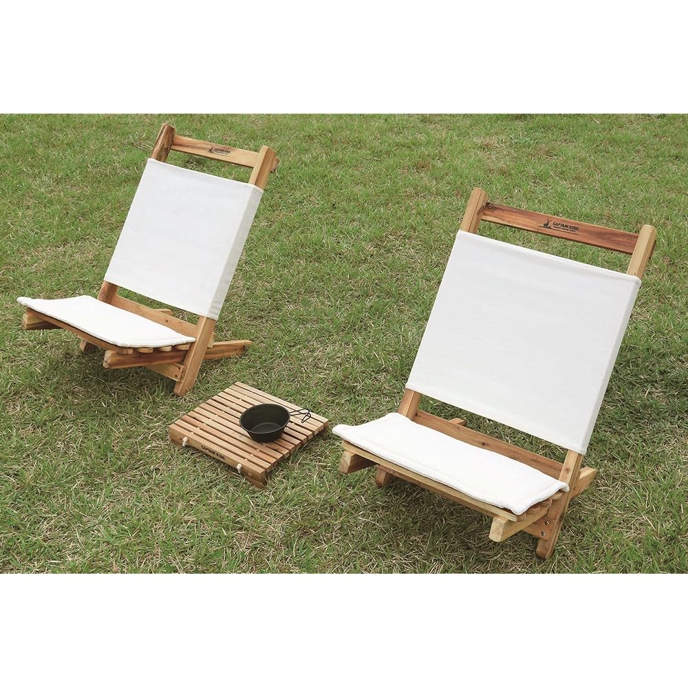 Captain Stag Camping BBQ Desk Table CS Classics Compact Roll Table 31 x 21cm