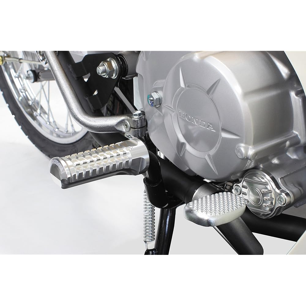 Special Parts Takegawa Billet Aluminum Step Bar Kit Silver Super Cub 50/50 Pro/110/110 Pro 06-13-0071