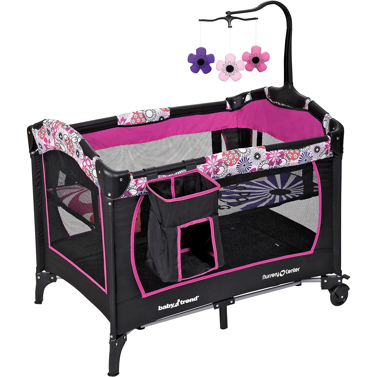 Baby Trend Nursery Center 40 x 28 x 31.5 Inch Floral Garden