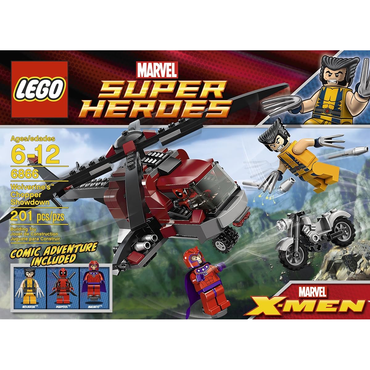 LEGO Wolverine Custom Bike Showdown 6866 [Parallel Import]