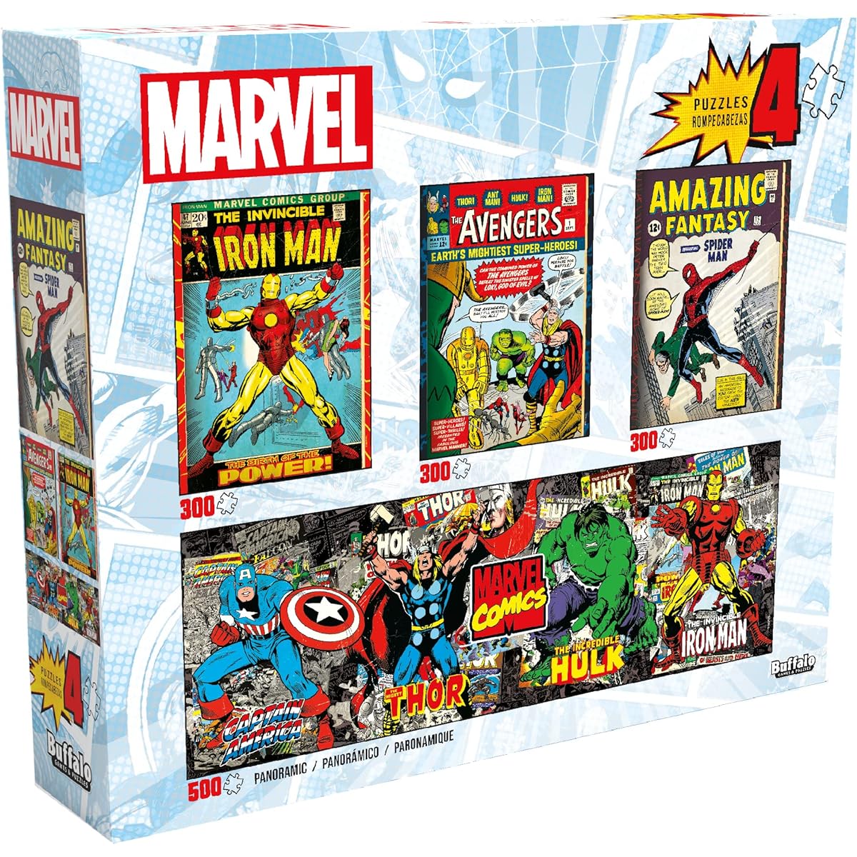 Buffalo Games - 4-in-1 Marvel Comics